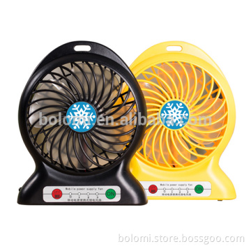 electronic usb mini rechargeable fan with power bank supply